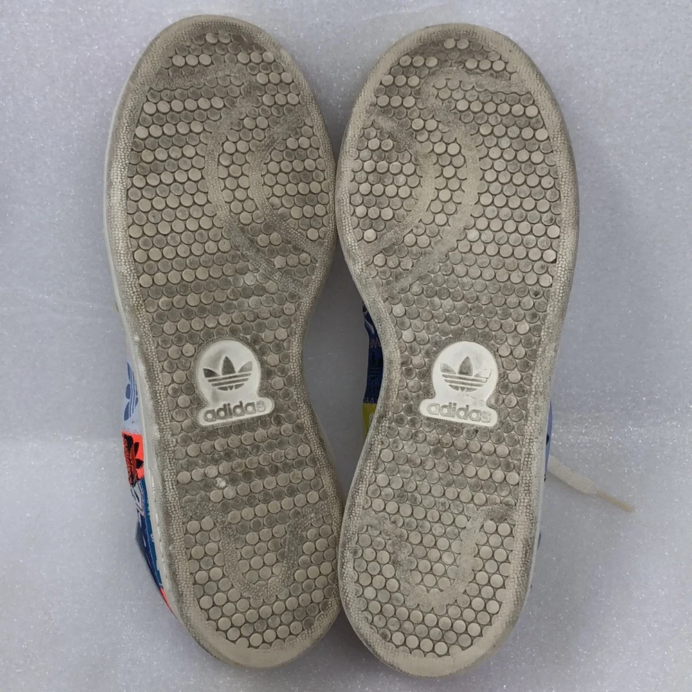 adidas Originals Sneakers Stan Smith Patchwork Trefoils  H03921 Size 6.5 - Picture 11 of 12